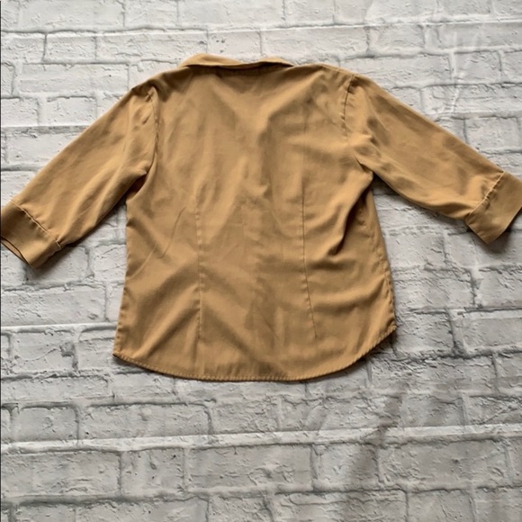 Vintage Arizona Jean Company suede button down top - Picture 7 of 8